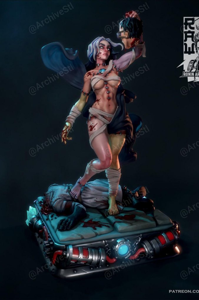 科学怪人的新娘(Bride of Frankenstein) 3D打印图纸